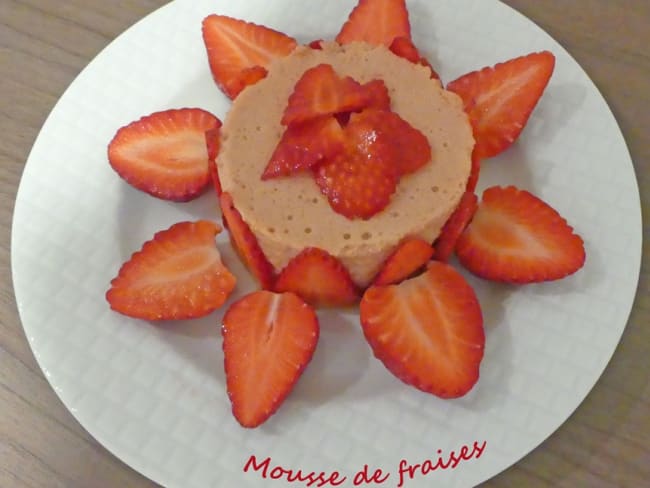 Mousse de fraises