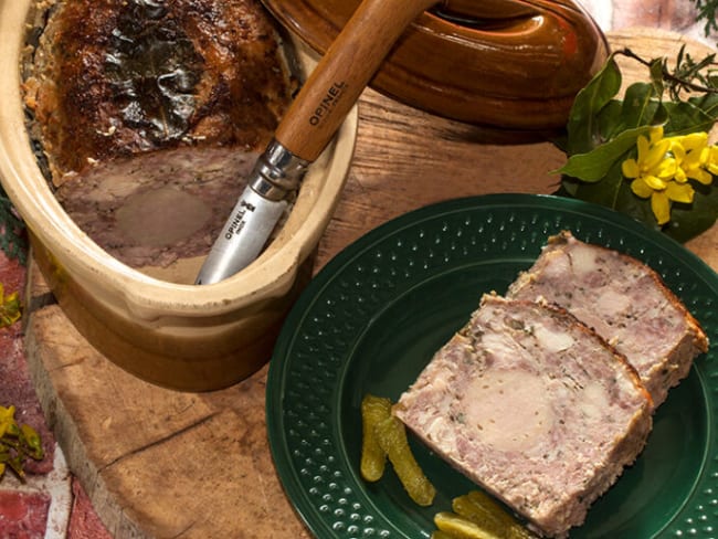 Terrines de poulet au boudin blanc