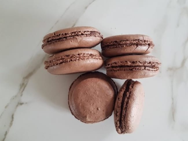 Macarons tout chocolat