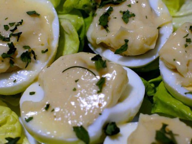 Recette des Oeufs durs mayonnaise