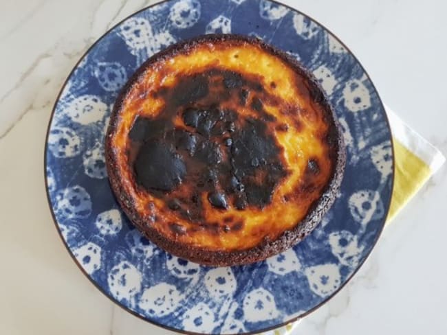 Flan aux oeufs sans pâte à l'eau de rose