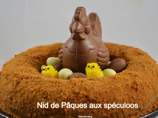 Nid de Pâques aux spéculoos