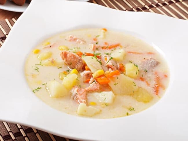 Délicieuse blanquette de saumon