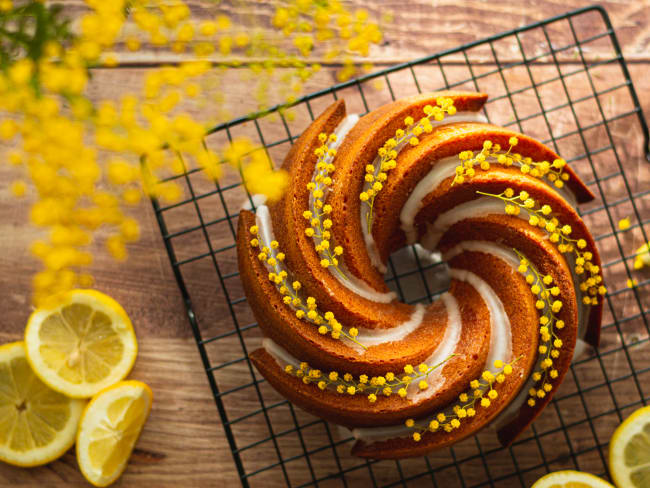 Bundt cake citron façon gâteau au yaourt