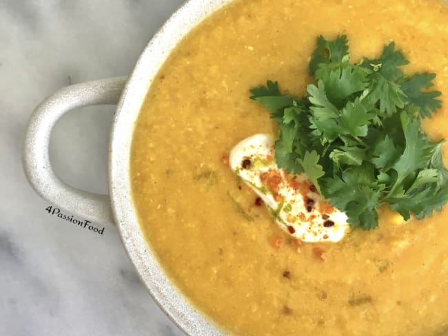 Soupe de maïs, chipotle et citron vert