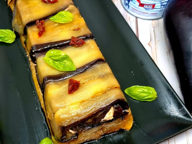 Tatin d'aubergines à l'érable