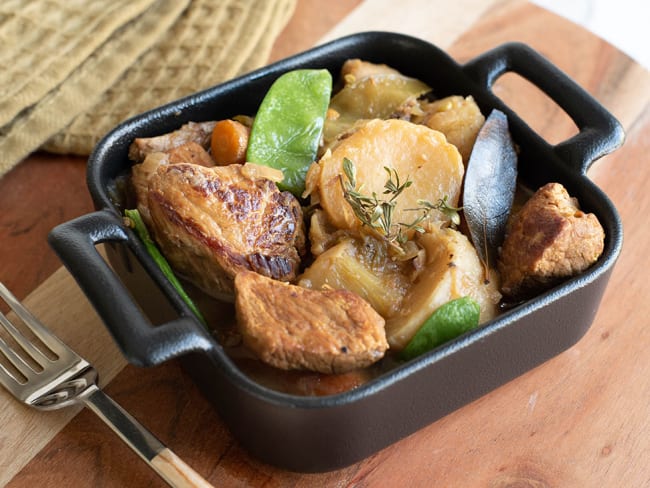 Navarin de veau aux légumes de printemps