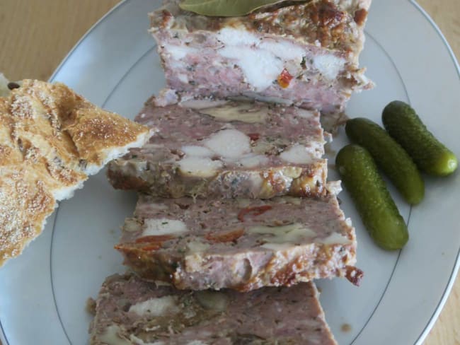 Terrines de poulet aux noix et Cognac