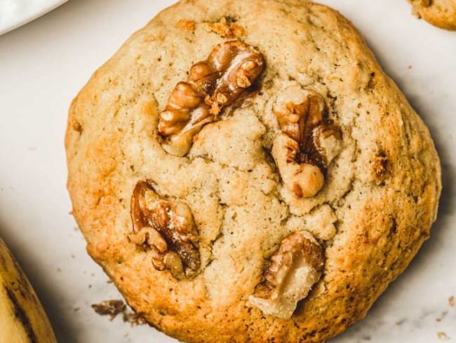 Cookies banane aux noix