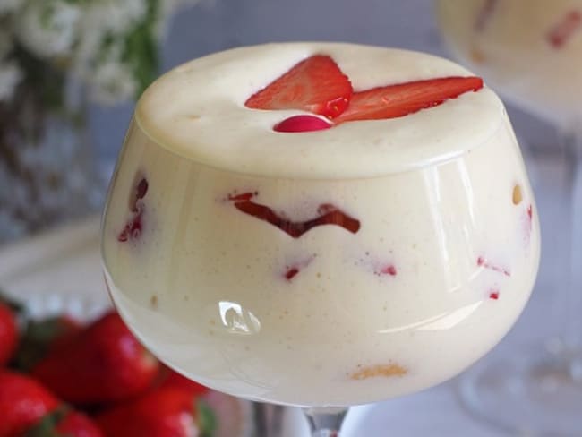 Tiramisu revisité à la fraise