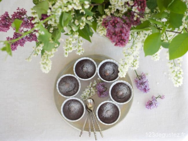 Fondant chocolat noisette