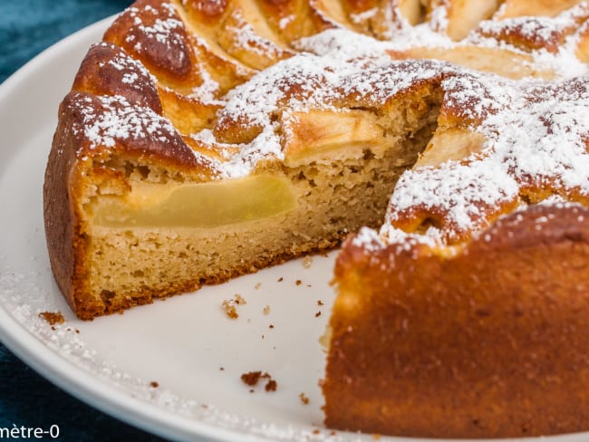 Gâteau brioché aux pommes