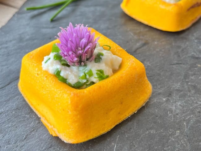 Flans de carottes parmesan et cumin, sans gluten