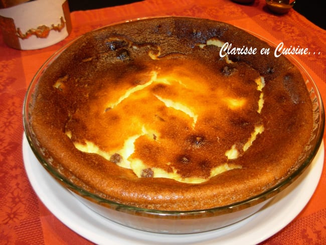 Tarte au fromage blanc sans pâte