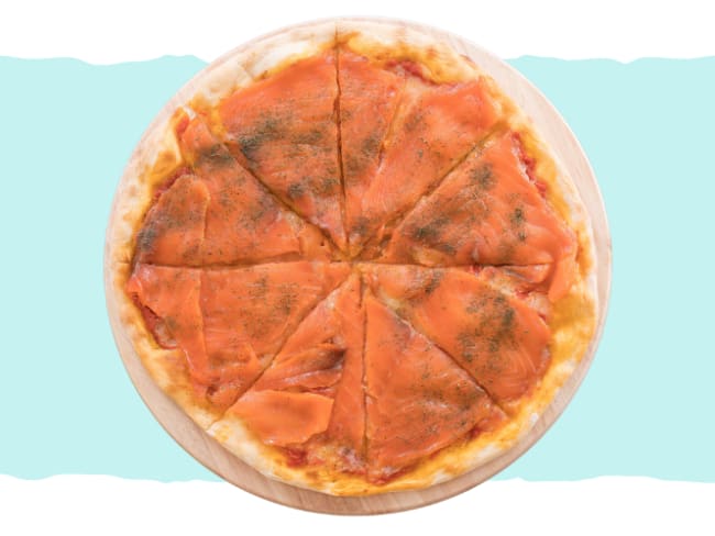 La Pizza au saumon fumée de Norvège