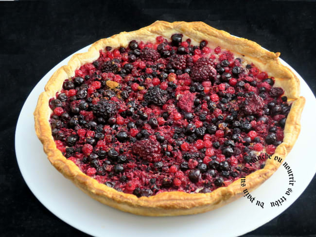 Tarte aux fruits rouges