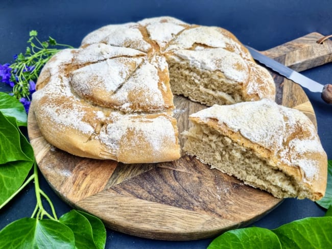 Miche fermière anglaise ou cottage loaf