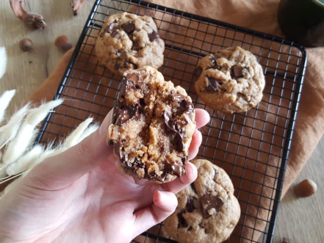 Cookies au praliné vegan