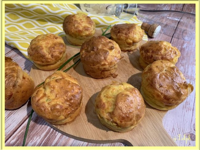 Muffins au saumon fumé et ciboulette