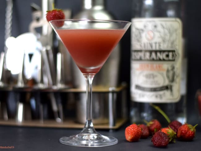 Cocktail daïquiri fraise