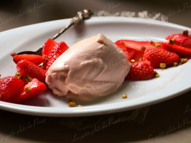 Sorbet à la rhubarbe