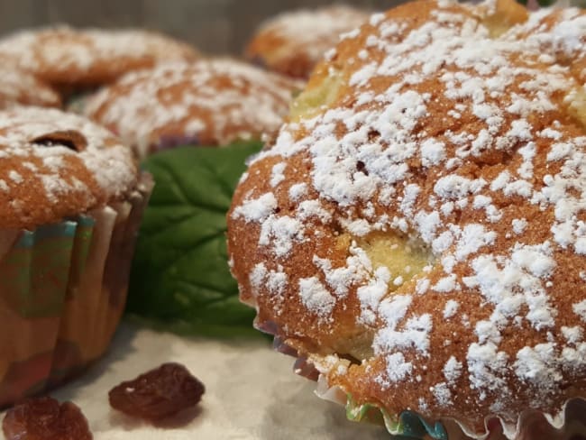 Muffins à la rhubarbe : des petits gâteaux de printemps