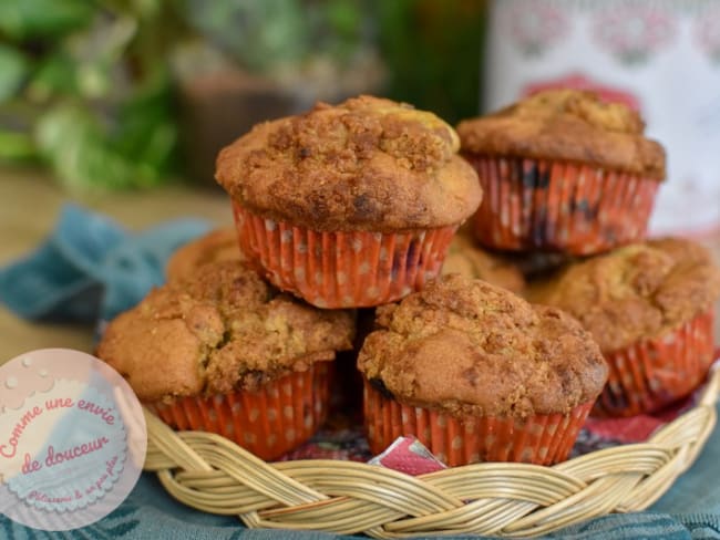 Crumffins citron myrtilles : Les muffins crousti-moelleux version fruitée