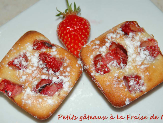 Petits gâteaux à la fraise