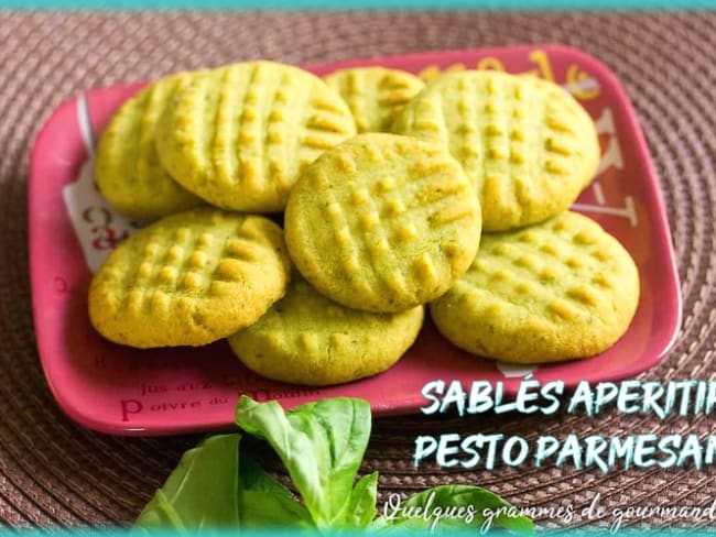 Sablés pesto parmesan