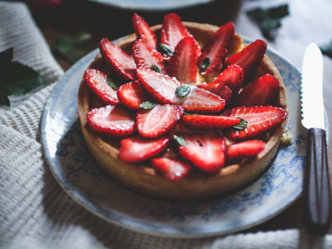 Tarte aux fraises