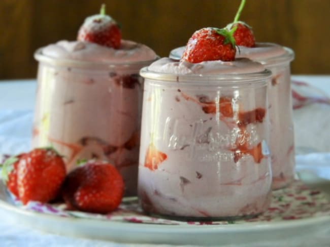 Mousse de fraises