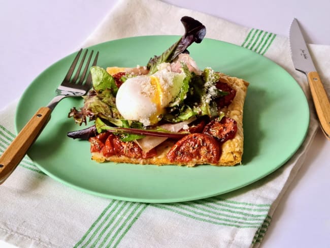 Tarte fine aux tomates Torino comme au Café Joyeux