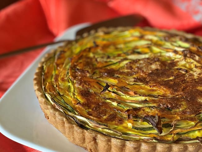 Tarte spirale aux légumes nouveaux (carottes et courgettes)