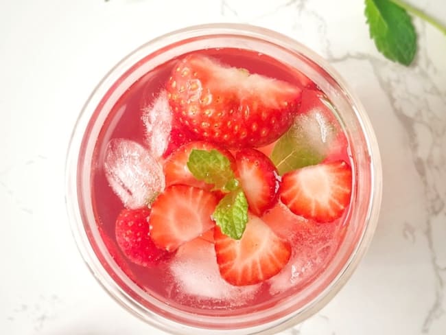 Cocktail Mojito fraise