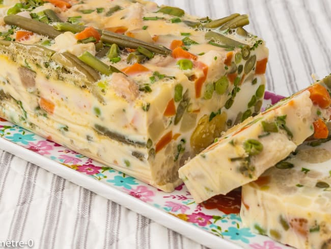 Terrine aux oeufs, cuisson vapeur