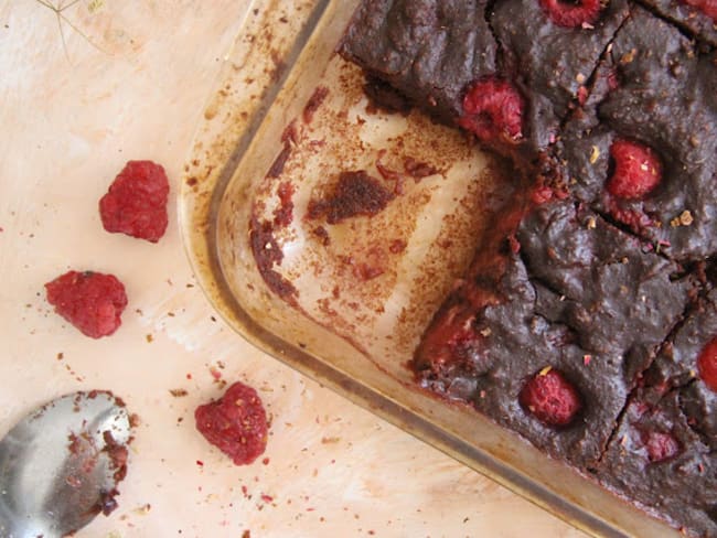 Fondant chocolat framboise