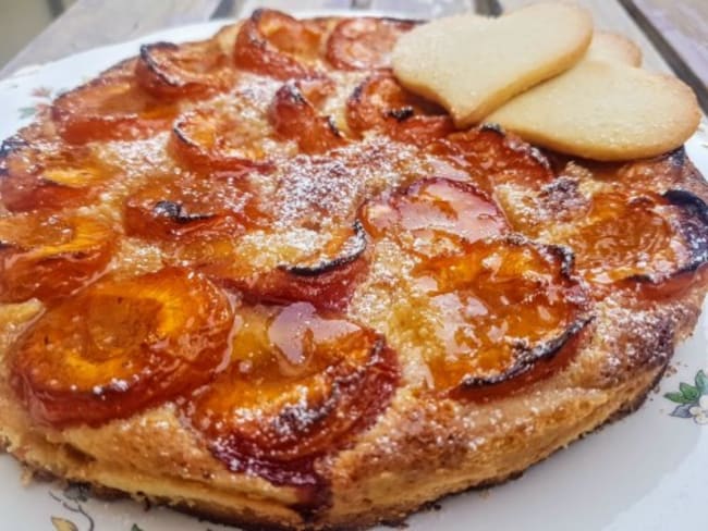 Tarte amandine aux abricots