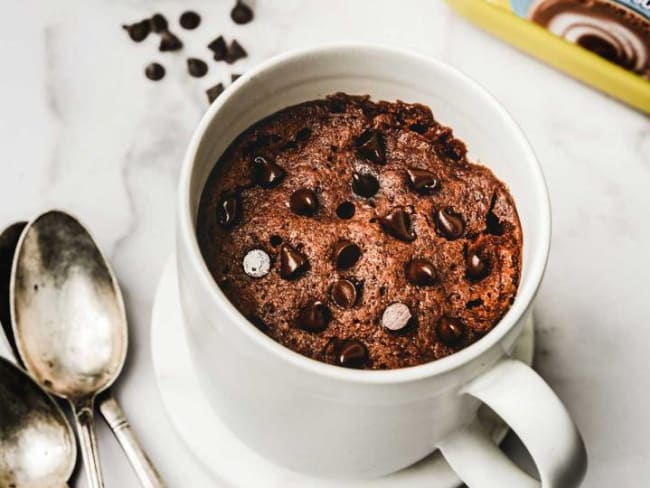 Mug cake Nesquik moelleux et chocolaté prêt en 5 minutes seulement !