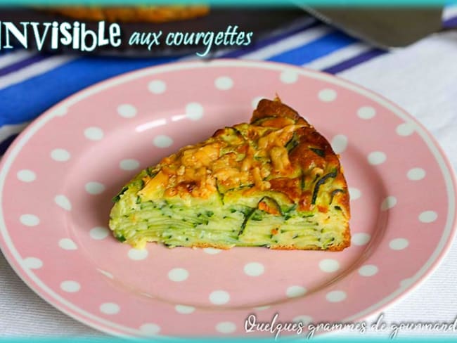 Invisible aux courgettes