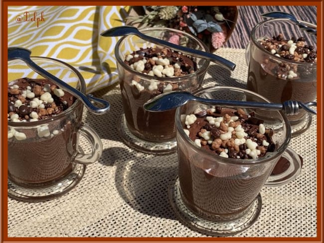 Mousse au chocolat noir de Sao Tomé