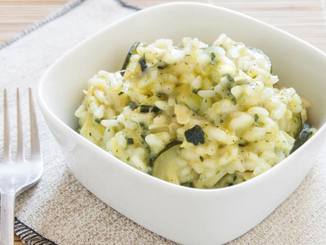 Risotto champignons et courgettes au Thermomix