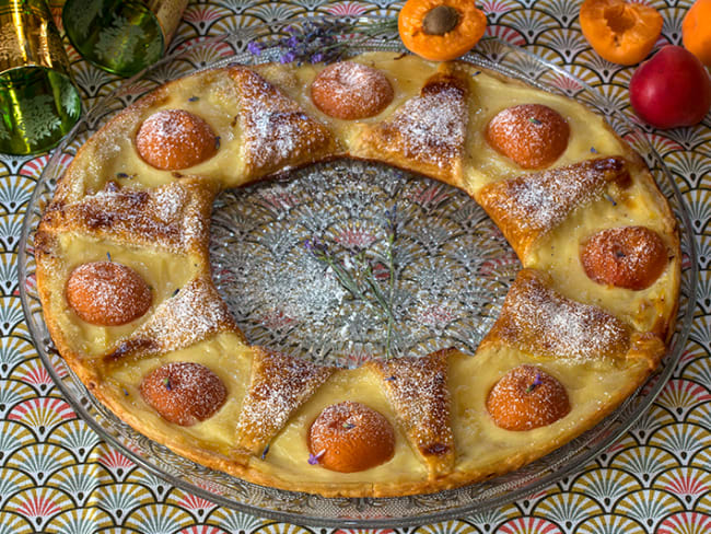 Tarte oranaise, crème à la lavande