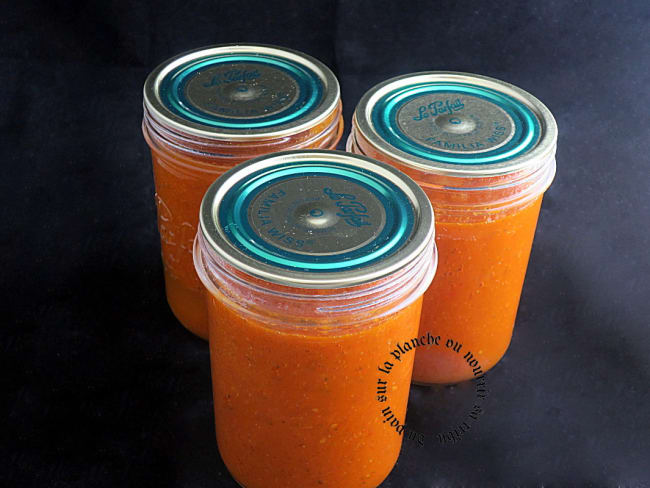 Coulis de tomates en conserve fait maison au Companion