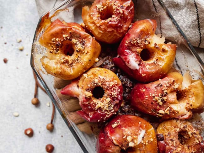 Pommes au four au sirop d’érable