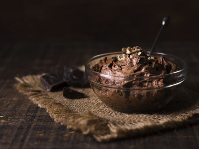 Mousse au chocolat healthy