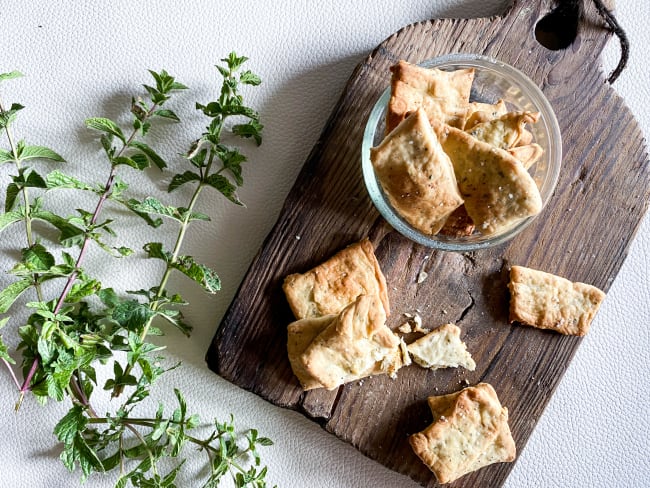 Crackers fait maison healthy et vegan