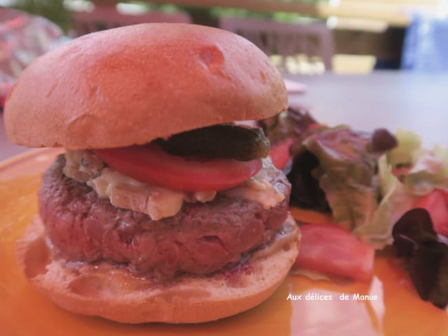 Burger auvergnat à  la plancha