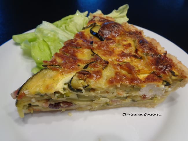 Tarte à la courgette et feta – CLARISSE EN CUISINE