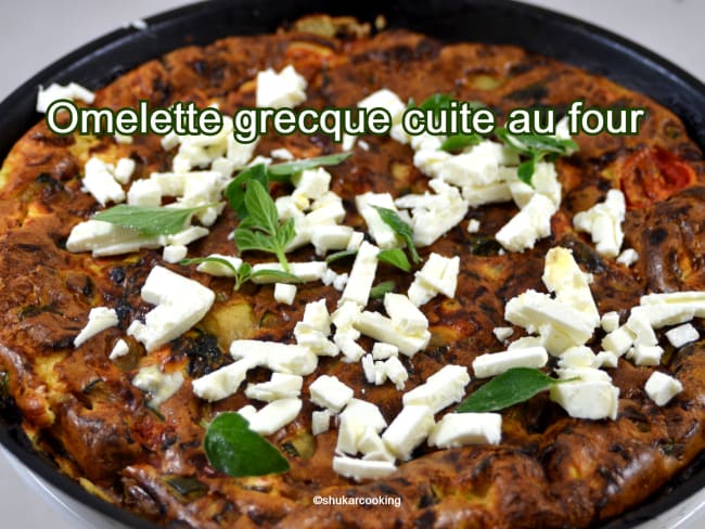 Omelette grecque cuite au four