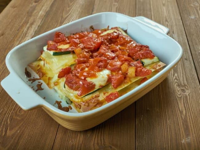 Les lasagnes de courgettes